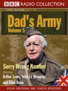 Sorry Wrong Number (MP3): Dad's Army, Volume 5